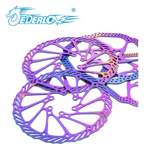 Freios de bicicleta JEDERLO 6 Bolt HS1 160mm 180mm G3CS Rotor de freio a disco de bicicleta colorido para acessórios de montanha MTB 230614