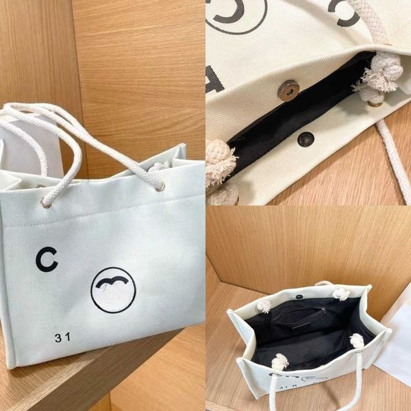 Designer-Handtasche Channell Bag Canvas One Shoulder Tote Net Infrarot High Appearance Fashion Commuter