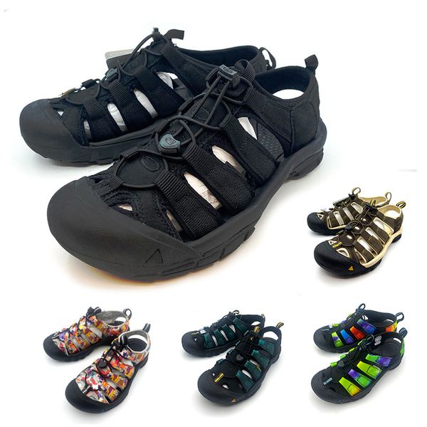 Yaz Tasarımcısı Sandalet Kadın Erkek Sandal Ayakkabı Keens Platform Nefes Alabilir Su Geçirmez Newport H2 SCUFF Açık Mekan Ayakkabıları Plaj Kaydırıcıları Boyut 35-45