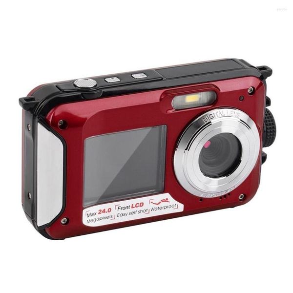 Camcorder Wasserdichter Anti-Shake-Dual-Screen-Videorecorder Mini-High-Definition-Digitalkamera Haushalts-DV-Kameras Kinder Anfänger