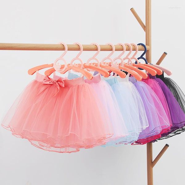 Roupas de palco por atacado meninas balé tutu saias rosa crianças fofo tule branco preto elástico collant