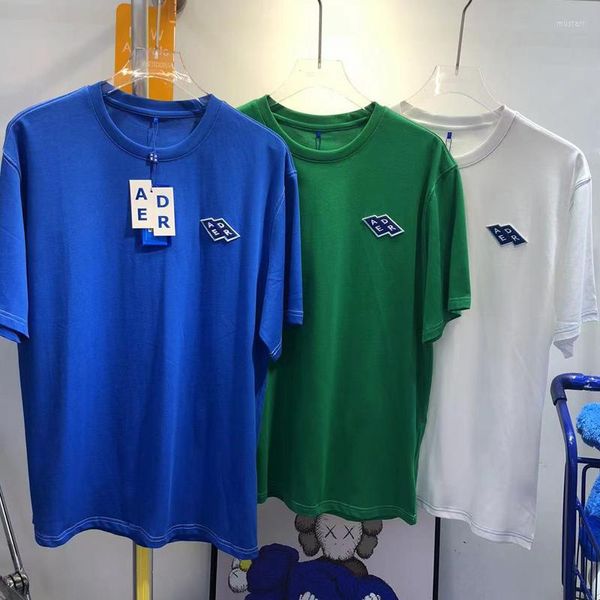 Erkek Tişörtler 23SS Kodak T-Shirts Klasik Dikiş Nakış Logosu Kısa Kol Koreli Basit Stil Erkek Kadın Günlük Günlük Top Tee Gerçek Po