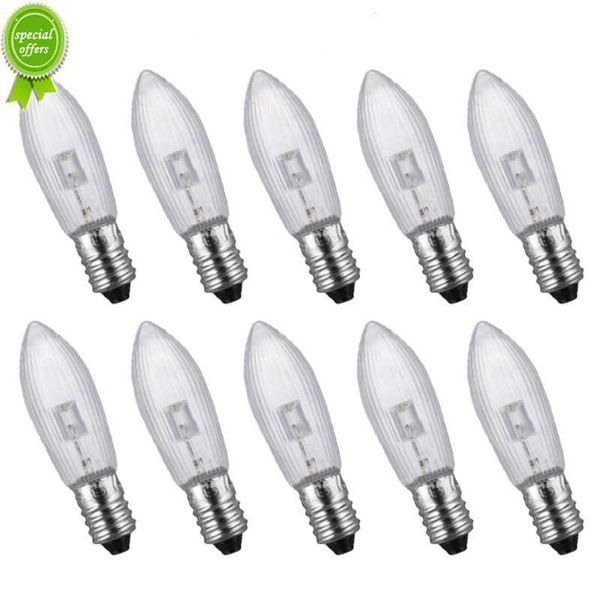 Nuovo 10 pz/pacco E10 LED a Lume di Candela Lampadine di Ricambio per Catene Leggere 10 V-55 V CA per Bagno Cucina Casa Lampade Lampadina Decor