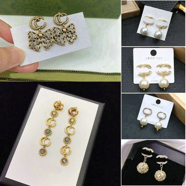 Designer Jewerly Baumeln Ohrringe für Frauen Creolen Luxus Mode Süße Mädchen Schmuck Frau Hochzeit Party Geschenk
