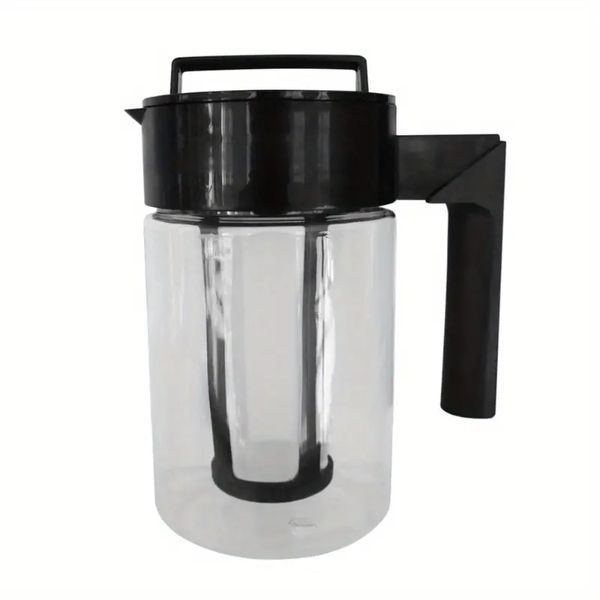 1pc 900ml Kalten Brauen Iced Kaffee Maker Luftdichten Dichtung Silikon-Griff Kaffee Wasserkocher Nicht-Slip Silikon griff Kaffee Wasserkocher Neue Heiße P1