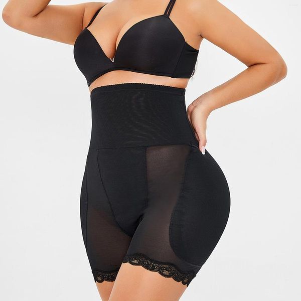 Kadın şekillendiricileri Kadın Shapewear Sakinsiz Bulifter Vücut Şey Külotu Yüksek Bel Kalça Yastıklı Geliştirici Ganimet Kaldırıcı Karın Kontrolü Fajas Şort