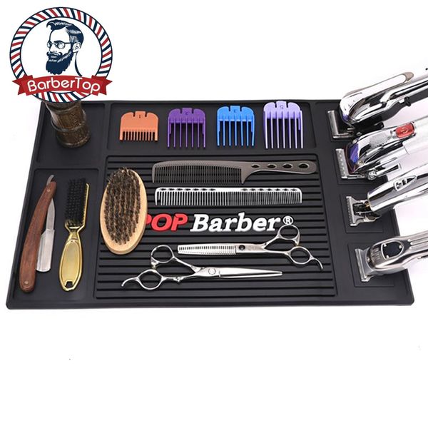 Altri prodotti per la cura dei capelli BarberTop Vassoio magnetico Parrucchiere Antiscivolo in silicone Conservazione Tappetino da tavolo Cuscino Antiscivolo Resistente al calore Pad 230616