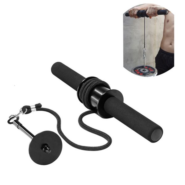 Hand Grips Gym Fitness Forearm Trainer Strengthener Gripper Strength Exerciser Weight Lifting Rolo Waist Roller 230615