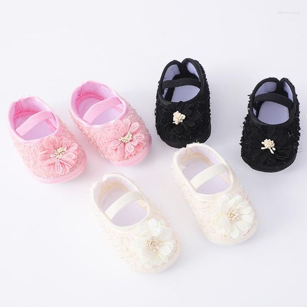 Sapatos First Walkers Born para bebês meninas meninos sola macia criança infantil respirável princesa