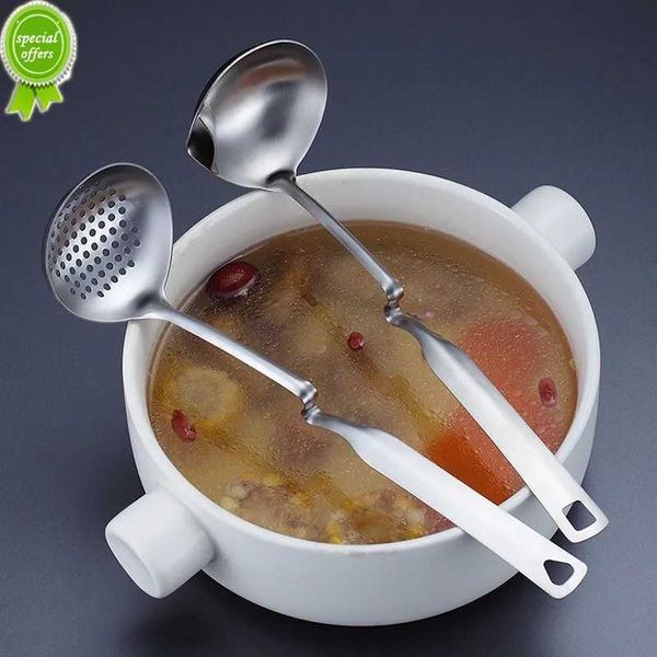 Nova sopa de óleo filtro de colher separado conchas de aço inoxidável para cozinha filtro de sopa de bebida doméstica ferramentas de cozinha acessórios