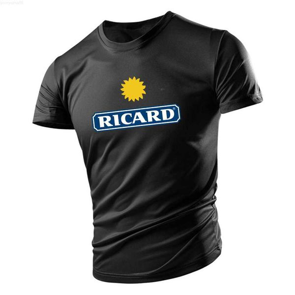 Erkek Tişörtleri Yaz için Moda 2023 Açık Hava Sporları 2d Güneş Yuvarlak Boyun Yetişkin T-Shirt Gevşek Rahat Hızlı Kuru