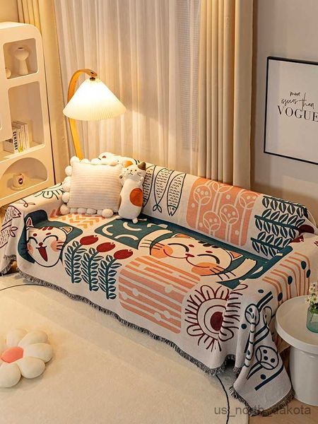 Decke New Nordic Style Decke Sommer Camping Decke Schal Universal Sofa Handtuch Volles Sofa Kissen Decke R230616