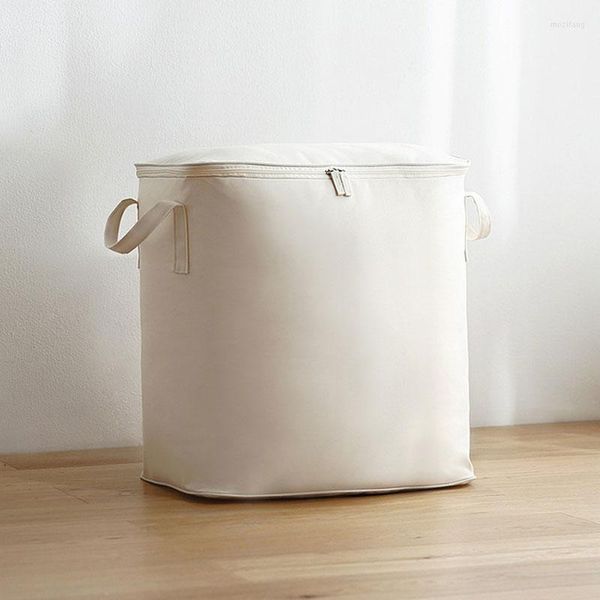 Depolama torbaları oxford kumaş yorgan çantası katlanabilir giysiler ev için iki yönlü fermuarlı taşınabilir bagaj sapı