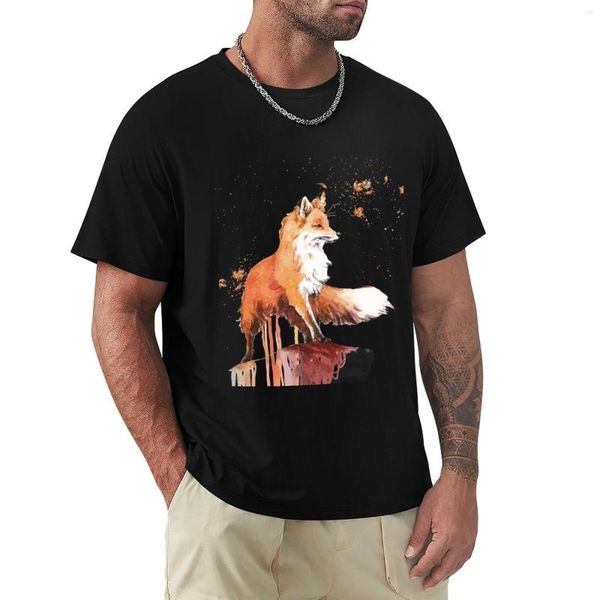 Herren Polos Aquarell Kunst T-Shirt Bluse Custom T Shirt Herren Kleidung