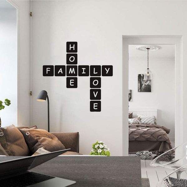 Moderne Familie Liebe Vinyl Wand Aufkleber Für Haus Dekor Aufkleber Wandbild Muursticker Für Wohnzimmer Dekoration Tapete wandaufkleber