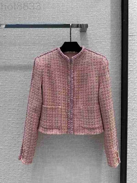 Giacche da donna Designer New 2023 Giacca di marca Ootd Gorgeous Fashion Top-grade Autunno Inverno Catene Cappotto di tweed Cappotti per il tempo libero Cardigan Compleanno Festa della mamma Regalo ANIZ