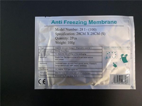 2020 Membranas anticongelantes Membranas anticongelantes para tratamento de congelamento três tamanhos 32*32cm 34*42cm 12*12cm 12*14cm frete grátis