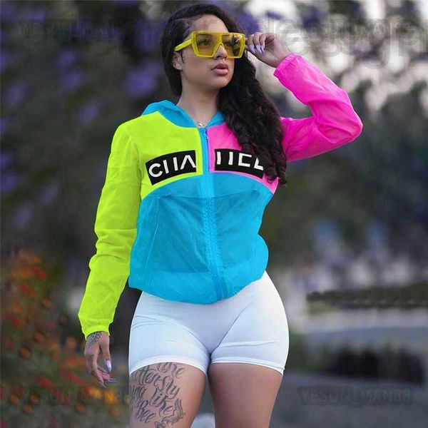 Jaquetas masculinas designer mulher canal de luxo casaco clássico multicolorido colorido protetor solar roupas femininas verão proteção top 11LV IBXX