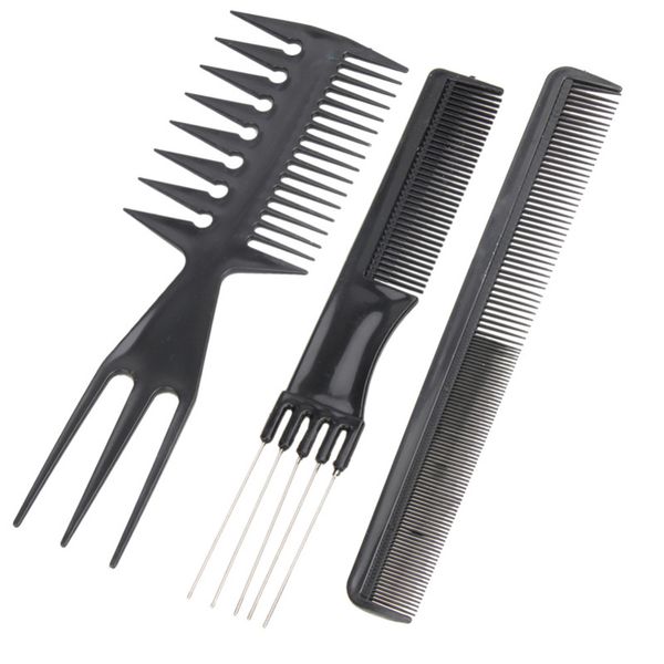 2021 NOVO 10 pçs/conjunto Escova de Cabelo Profissional Pente Salon Anti-estático Pentes de Cabelo Escova de Cabelo Pentes de Cabeleireiro Cuidados com o Cabelo Ferramentas de Estilo