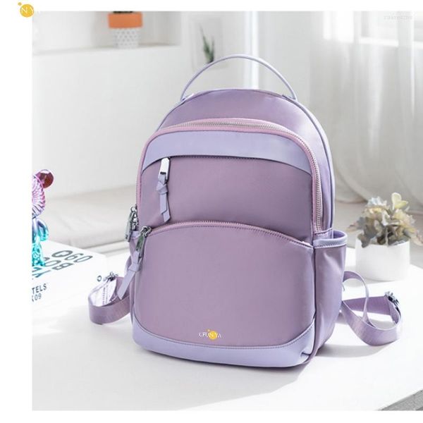 Schultaschen CFUN YA Hohe Qualität Frau Rucksack Oxford Wasserdichte Reise Rucksack Mädchen Studenten Schultasche Sommer Boho Weibliche Zurück Tasche Schwarz