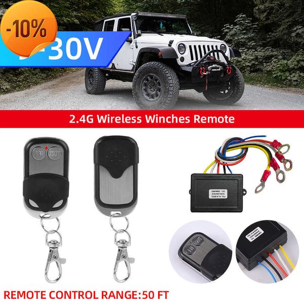 Novo controle remoto 2 peças DC9V-30V sem fio Recon Recovery Guincho controle remoto para caminhão/jeep SUV ATV Winch Warn Ramsey(6.8