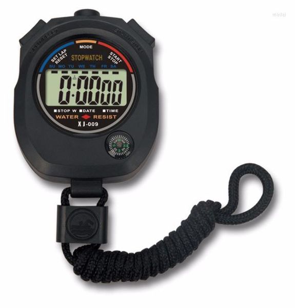 Orologi da polso Lcd Contatore sportivo Cronografo digitale Timer Cronometro Sveglia Orologio sportivo