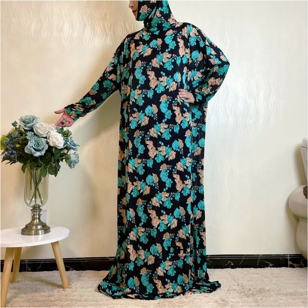 Abbigliamento etnico Eid Abaya Dubai Turchia Moda musulmana Hijab Abito Caftano Islam Abbigliamento Abiti africani Per le donne Abito Costumi tradizionali 230616