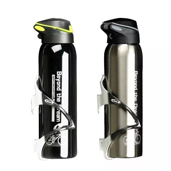 Wasserflaschen Käfige Mountainbike Fahrrad Wasserflasche Wasserkocher Radfahren Thermoskanne Warmhaltender Wasserbecher Sportflasche 500 ml Aluminiumlegierung 0,5 l 230616