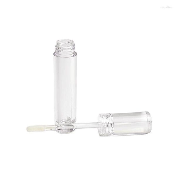 Garrafas de armazenamento 50 unidades 2,5 ml Recipiente para brilho labial transparente Cosmético Corretivo Embalagem Garrafa Amostra de maquiagem Tubo de brilho labial Esmalte recarregável