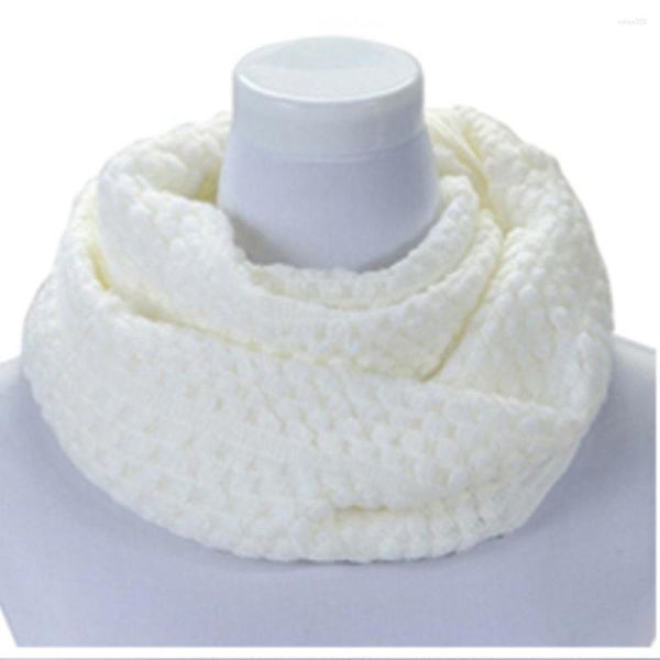 Sciarpe Inverno Caldo Maglia Scaldacollo Cerchio Esci Avvolgere Avvolgere Cowl Loop Snood Scialle All'aperto Sci Arrampicata Sciarpa Solida In Cotone Morbido Per Uomo Donna