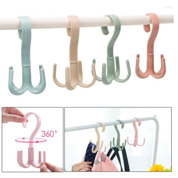 Cabides Racks Suporte para bolsas Cabides com economia de espaço Armários Rack para roupas Rotação de 360 graus Sapatos Cinto Cachecol Pendurar