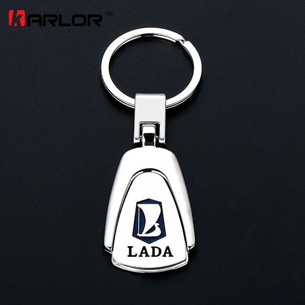 Для Lada Metal Key Chain Chaue Cheap -Checke Auto Key Accessories Accessories Car Styling для Lada Granta Niva Priora Kalina 2 Largus Vesta Xray57682673