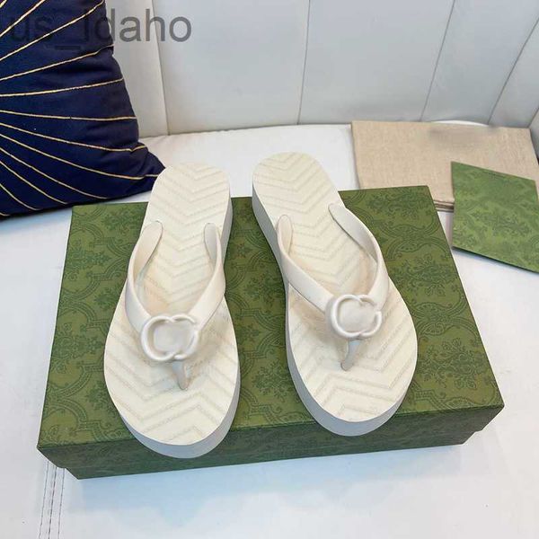 Hausschuhe Damen Chevron Tanga Sandale Hausschuhe Weiß Schwarz Rot Chevron Muster Gummi Einlegesohle Flip Flops Flatform Sohle Slides Frau Mode Flache Sandalen In J230616