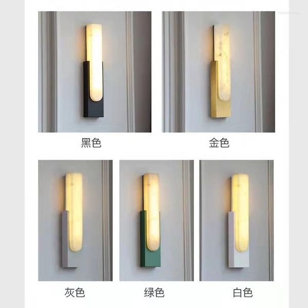 Wandlampen Moderner Stil Lampe Retro-Dekor Merdiven Wireless Deco Led Blue Light Antler Sconce