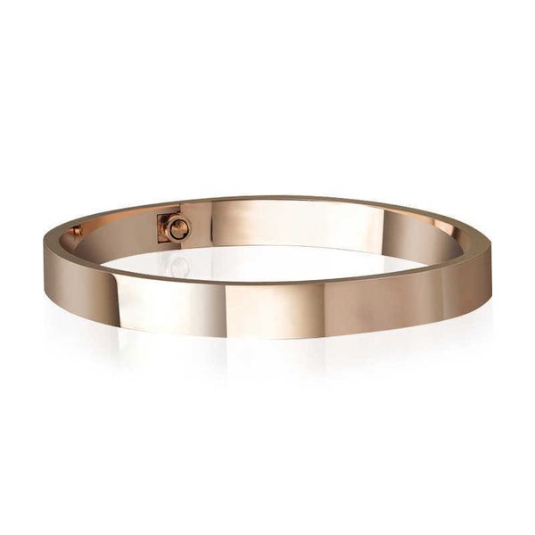 Designer Charm Fashion Fashion Simple in acciaio inossidabile Bracciale Carter Cinque generazioni della stessa parola Cacciavite in titanio femmina con logo