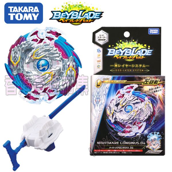 Kreisel Tomy Beyblade Burst B97 God Series Nightmare Holy Gun explodiert wirbelnd Tyrann mit Beyblade Er 230615