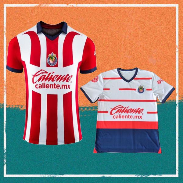 23/24 A.VEGA Club America Liga MX Chivas Camisas de futebol 2023 A.VEGA A.BRISENO Camisa L.OLIVAS F.BELTRAN HIRAM MIER Uniforme de futebol