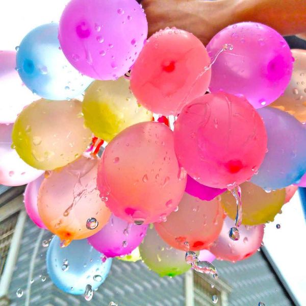 Nouveau Ballon Marché Jouet Fournitures De Fête D'été 37pcs / set Avec Emballage D'origine Bombes À Eau Ballon Incroyable Enfants Eau Guerre Jeu Fournitures Enfants