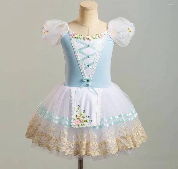 Stage Wear Kids Performance Dancewear Dance Tutu Gonne Giselle Ballet Dress Professional Girls Children Ballerina Costumes