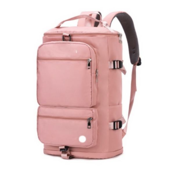 LL borsa da yoga borsa da fitness borsa da yoga portatile borsa da viaggio per valigie impermeabili di grande capacità con separazione asciutta e bagnata da donna