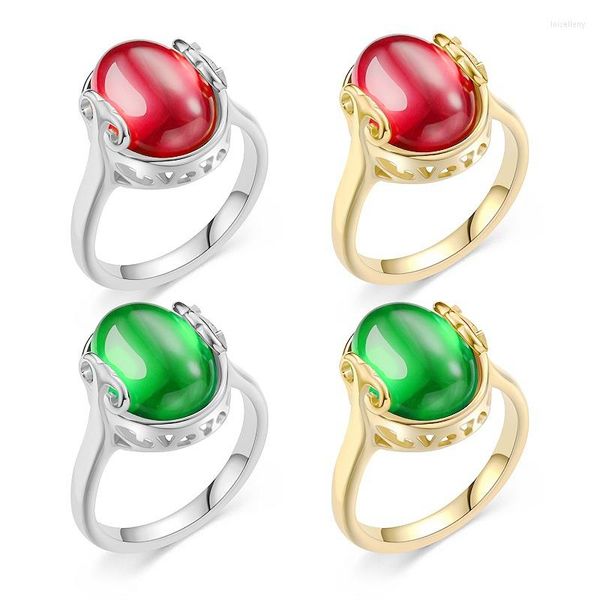 Anéis de Casamento Retro Vintage Aço Inoxidável Casal Jóias Ouro Prata Cor Geométrica Titânio Para Mulheres Homens Tamanho 6-12 Anillo