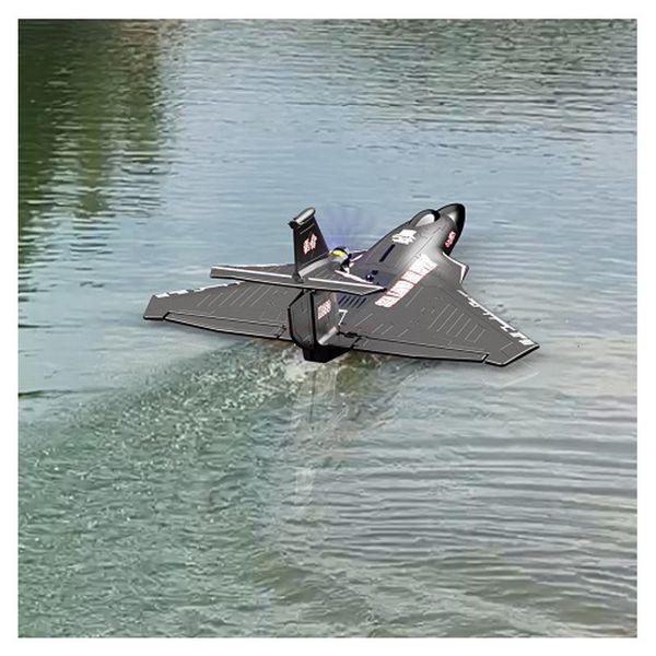 Electric RC Aircraft Terra Acqua e aria H650 Schiuma ad ala fissa Impermeabile Motore brushless Telecomando Modello elettrico Giocattoli Borsa regalo 230616