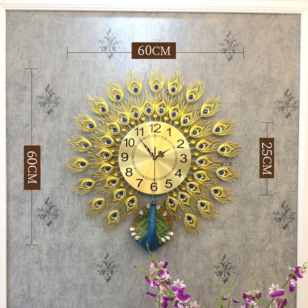 Orologi da parete Sala luminosa Silenzioso Orologio decorativo da cucina Digital Home Decor Modern Living Room Decoration Reloj Pared Design