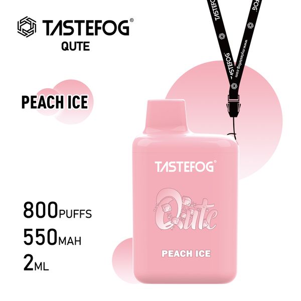 Original Tastefog Marke Einweg -Vape Vape Stift 2% hohe Qualität 800 Puff 550mAh E -Zigarette mit CE ROSH TPD Zertifikat 15 Geschmack Schnelle Lieferung