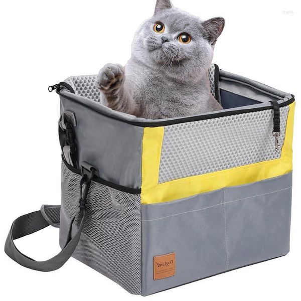 Capas de assento de carro de cachorro Bicicleta portador de cesta de animais de bicicleta de ciclismo Picnic Bag de bicicleta de pannier rack traseiro para cães e gatos pequenos