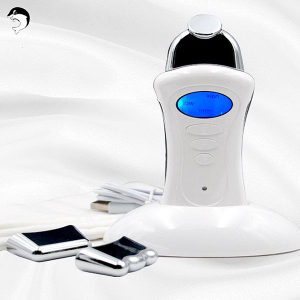 Dispositivos de cuidados faciais Instrumento cosmético elétrico Beleza Micro Current SPA Nutrition Galvanic Spa Massager Handheld Personal Face Lift Toning 230615