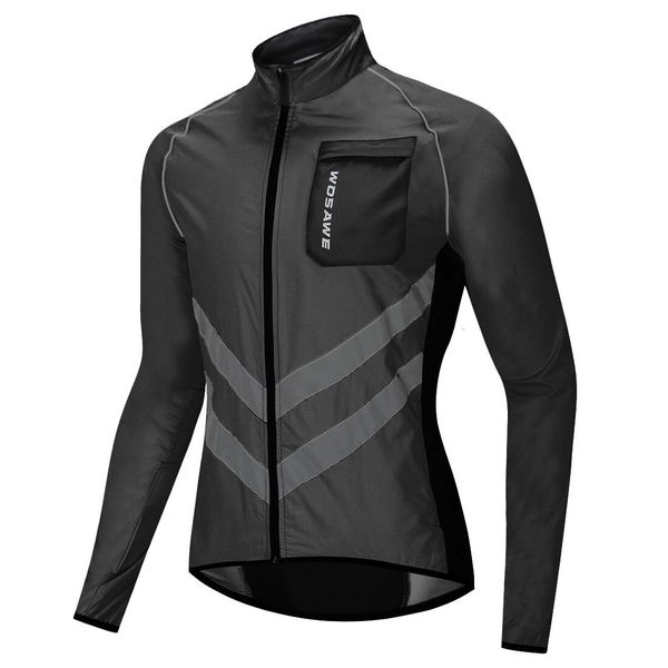 Jaquetas de ciclismo masculino blusão de ciclismo camisa longa jaqueta leve à prova de vento repelente de água bicicleta mtb roupas de bicicleta de estrada 230616