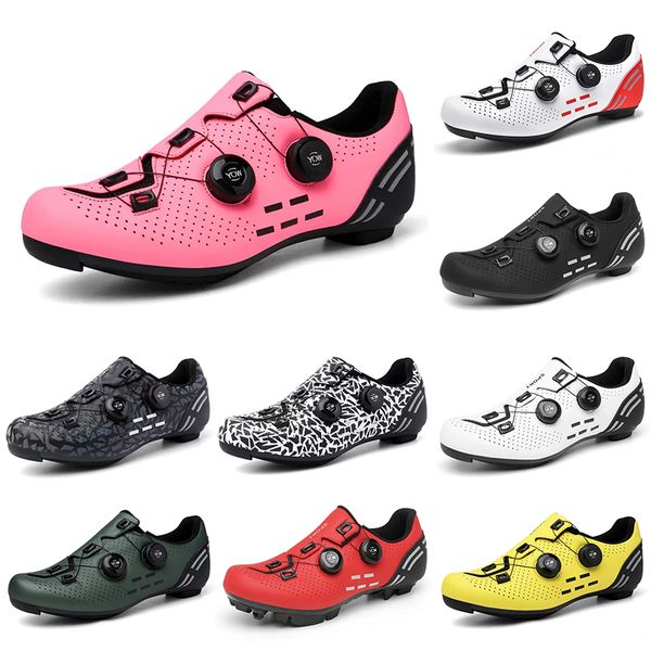 2023 scarpe da ciclismo basse traspiranti da uomo Nero Rosso Bianco Grigio Verde Giallo Rosa scarpe da ginnastica da uomo sportive da esterno