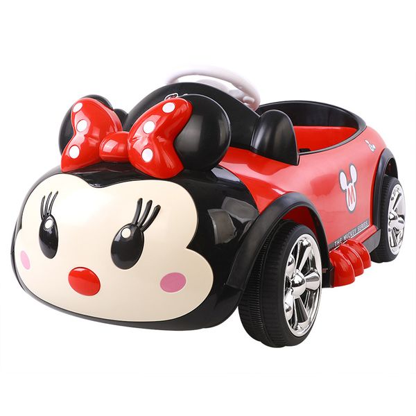 HY Cartoon-Elektroauto für Kinder mit Bluetooth-Fernbedienung, Babyauto, fahrbares Elektroauto für Erwachsene, Spielzeug für Kinder von 1–6 Jahren