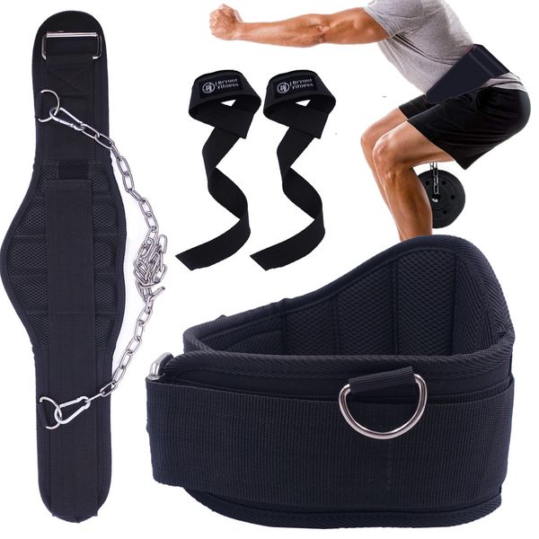 Guanti sportivi Fitness Dip Belt Misura regolabile con supporto lombare in neoprene Palestra Ottimo per squat Deadlift Powerlifting Cross Training 230615